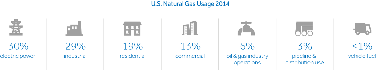 US Natural Gas Usage 2014